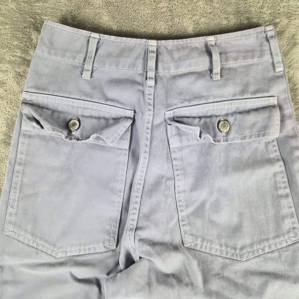 John Galt Brandy Melville Carpenter Pants Womens Blue Grey Denim Utility Y2K - Picture 11 of 13